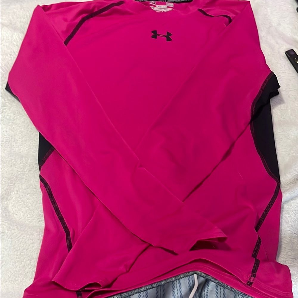 Under Armour Pink Long Sleeve Shirt